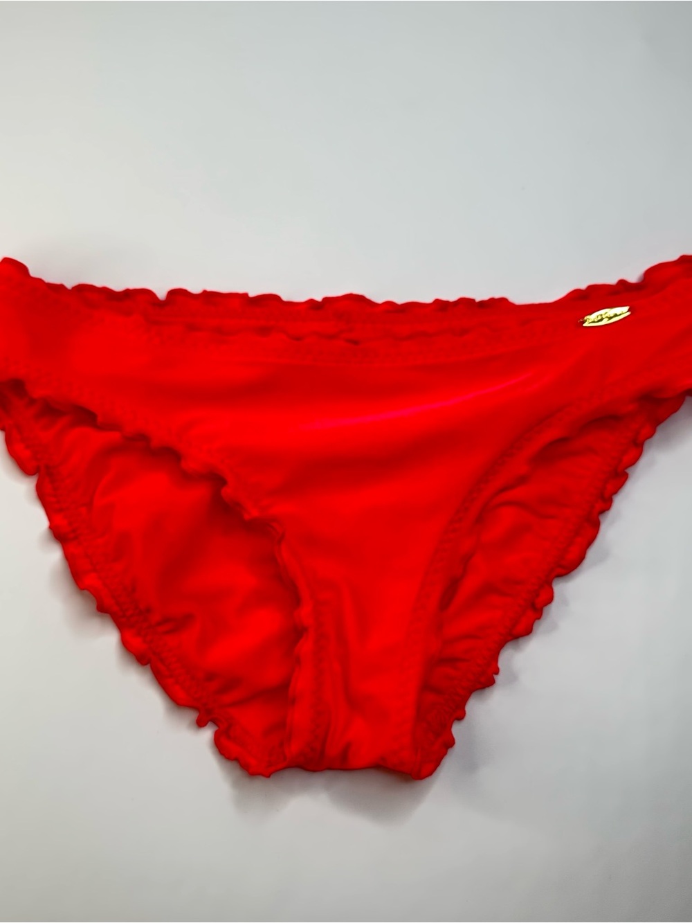 Luli Fama Cosita Buena Bikini Bottoms Size Large Bathing Suit Swimwear Pink